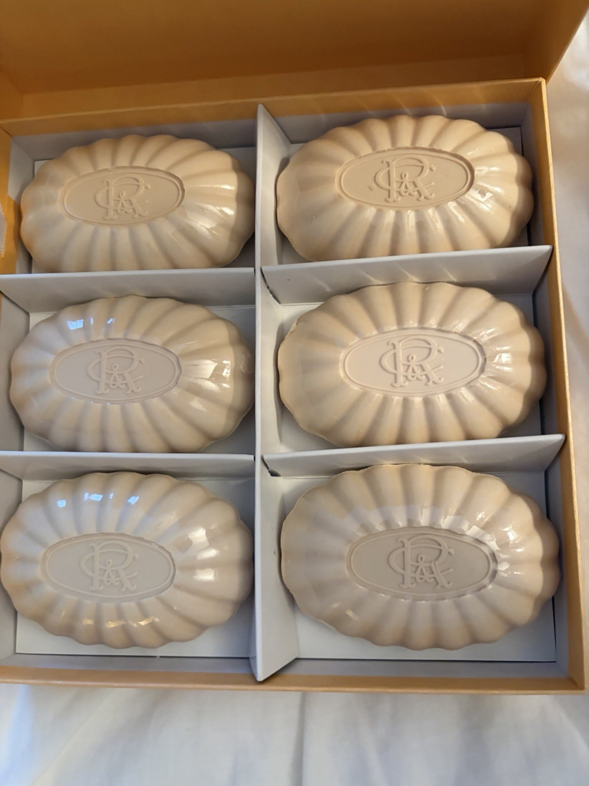 Rancé Crème Savon Extrafine Coffret 6 Oval Body Bar Soaps Regular Size