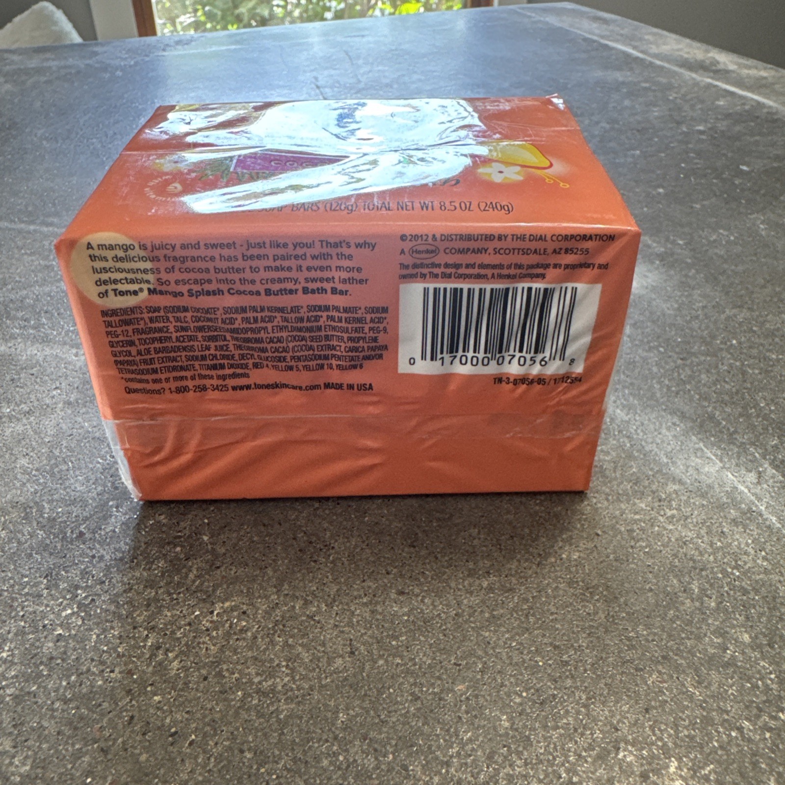 1 Pack Tone Mango Splash Cocoa Butter Bath Bars 1 Pack = 2 Bars Discontinued