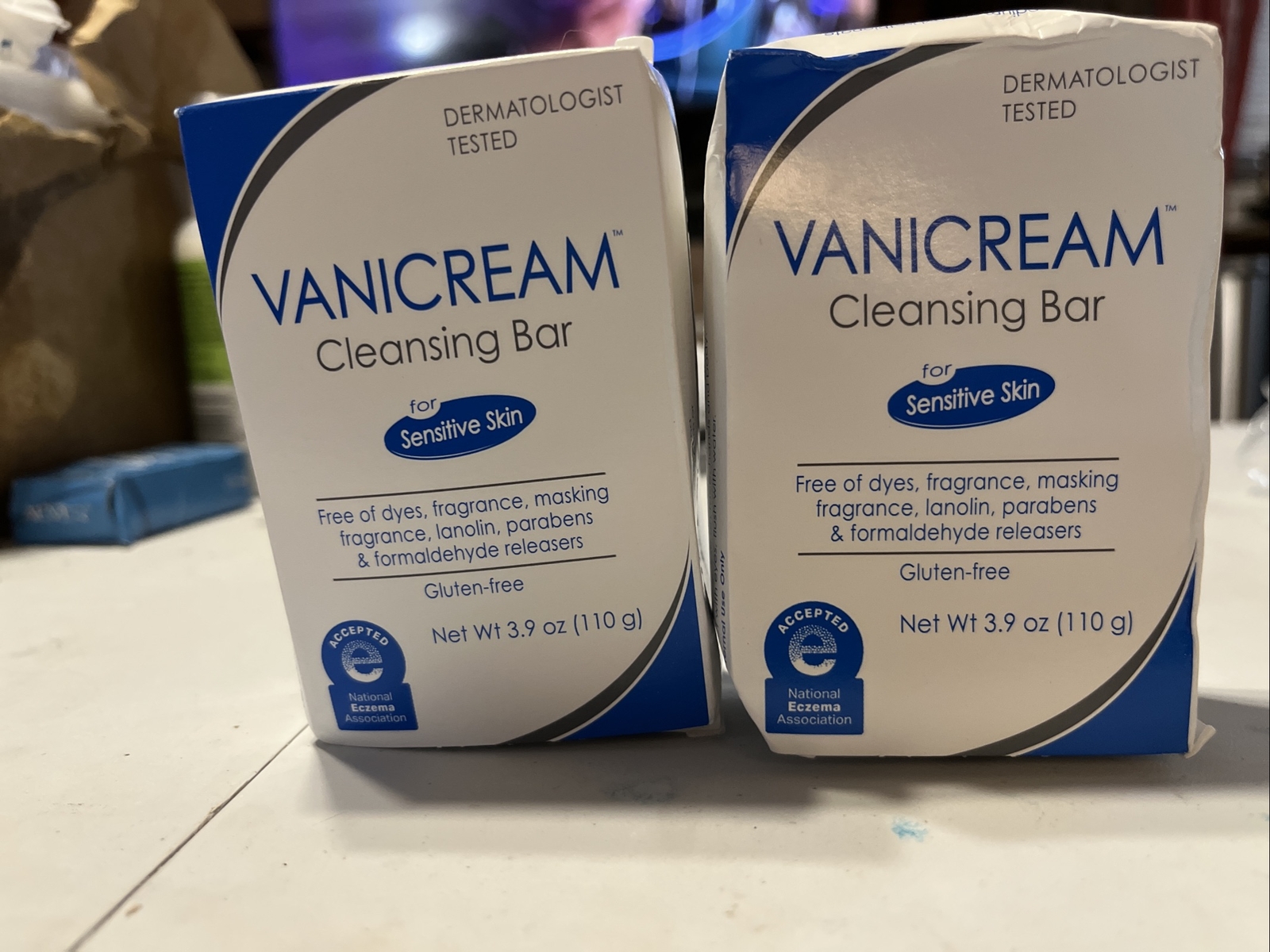 Vanicream 2 Bars Cleansing for Sensitive Skin 3.90 oz