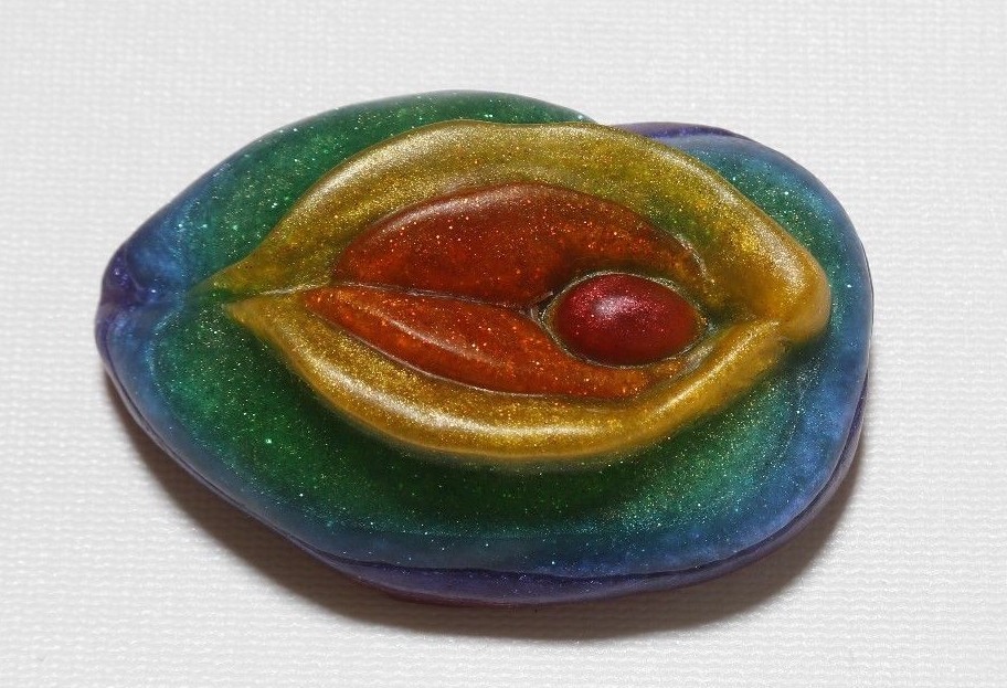 Pot’o Gold, vagina-inspired soap scented with cedar, sage, coriander and citrus