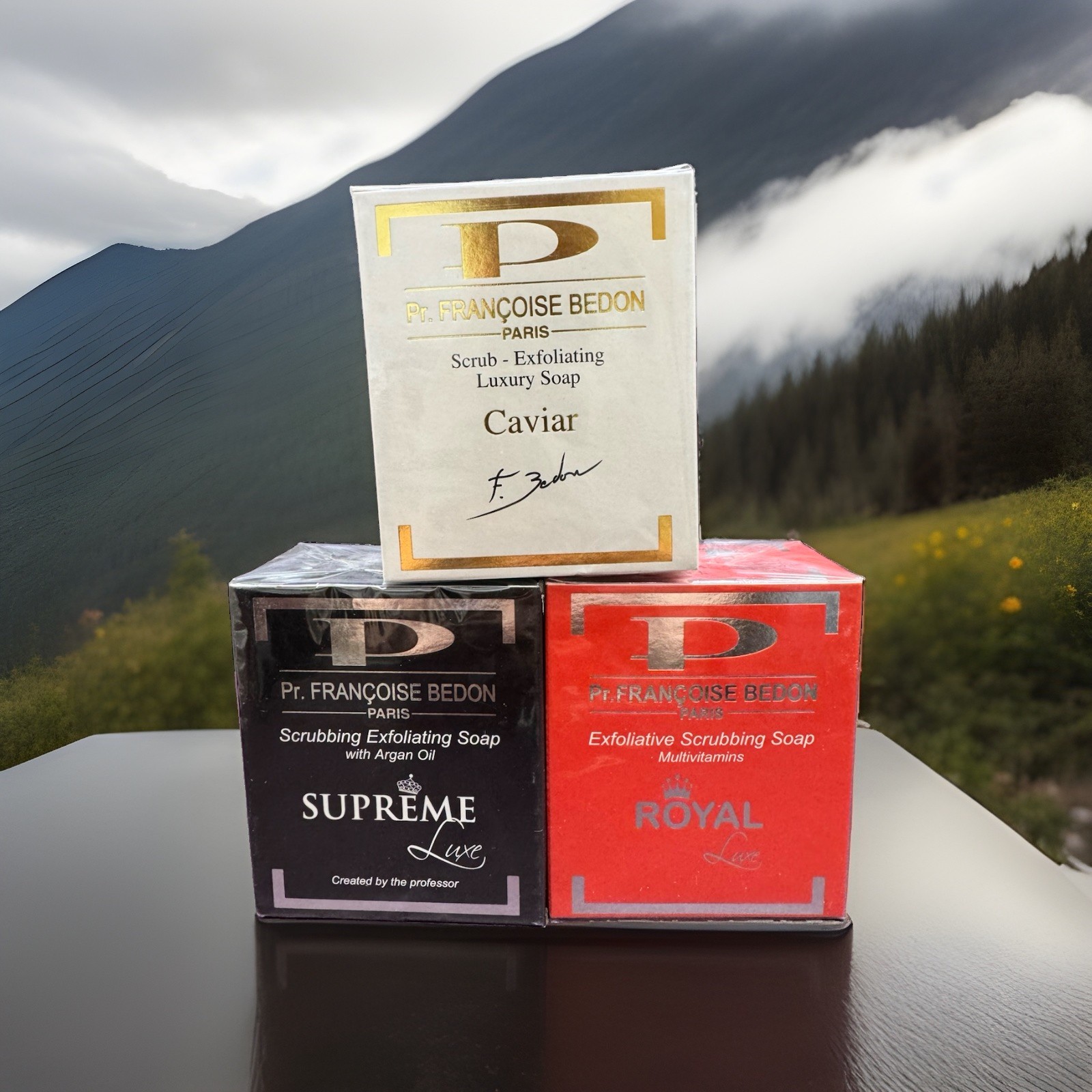 [Pack Of 3] Pr. Francoise Bedon Luxe Soap: Royal Supreme Caviar, 200g Each