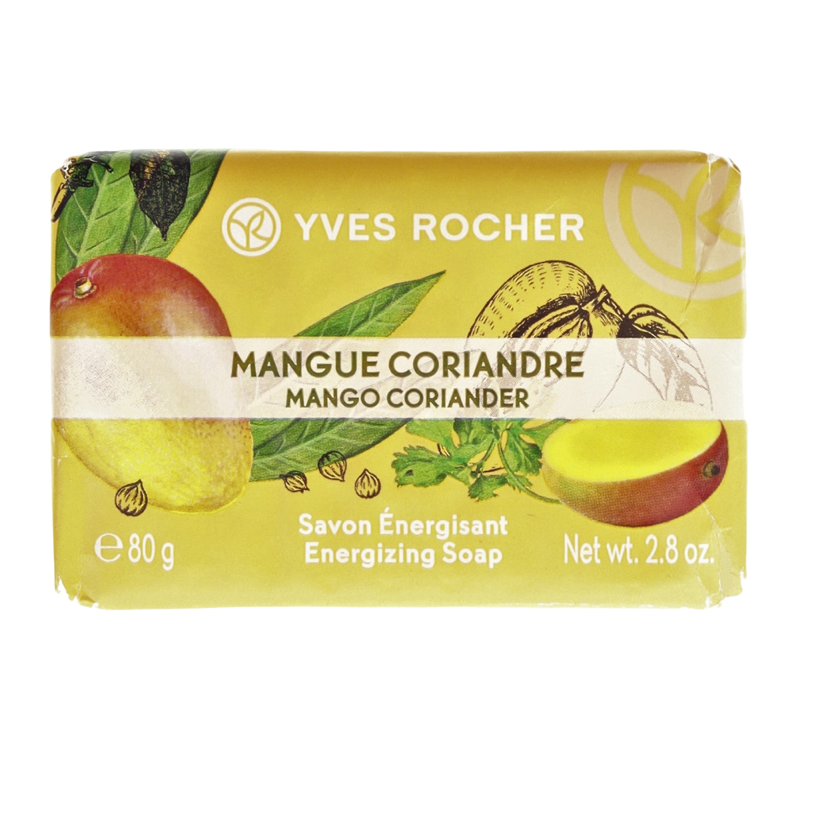 Yves Rocher Mango Coriander Energizing Soap (80g) – 2.8 oz