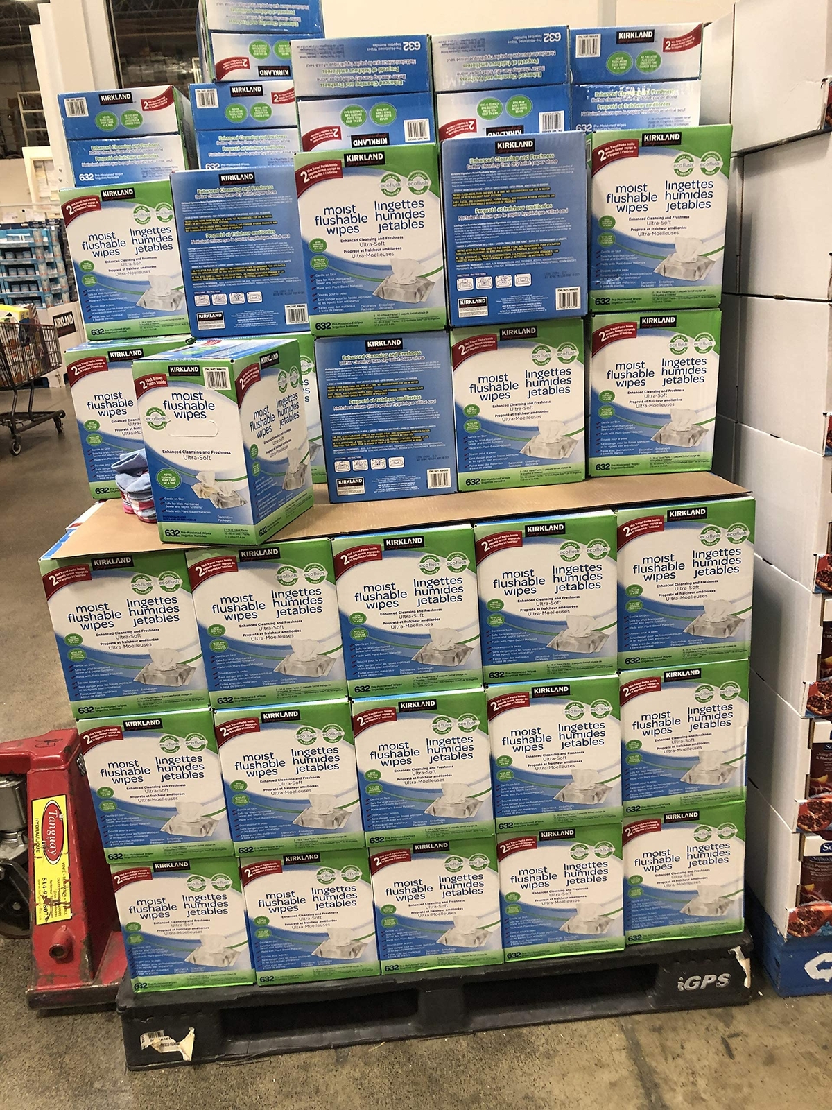 Kirkland Signature Kirkland signature moist flushable wipes 632 wipes, 632