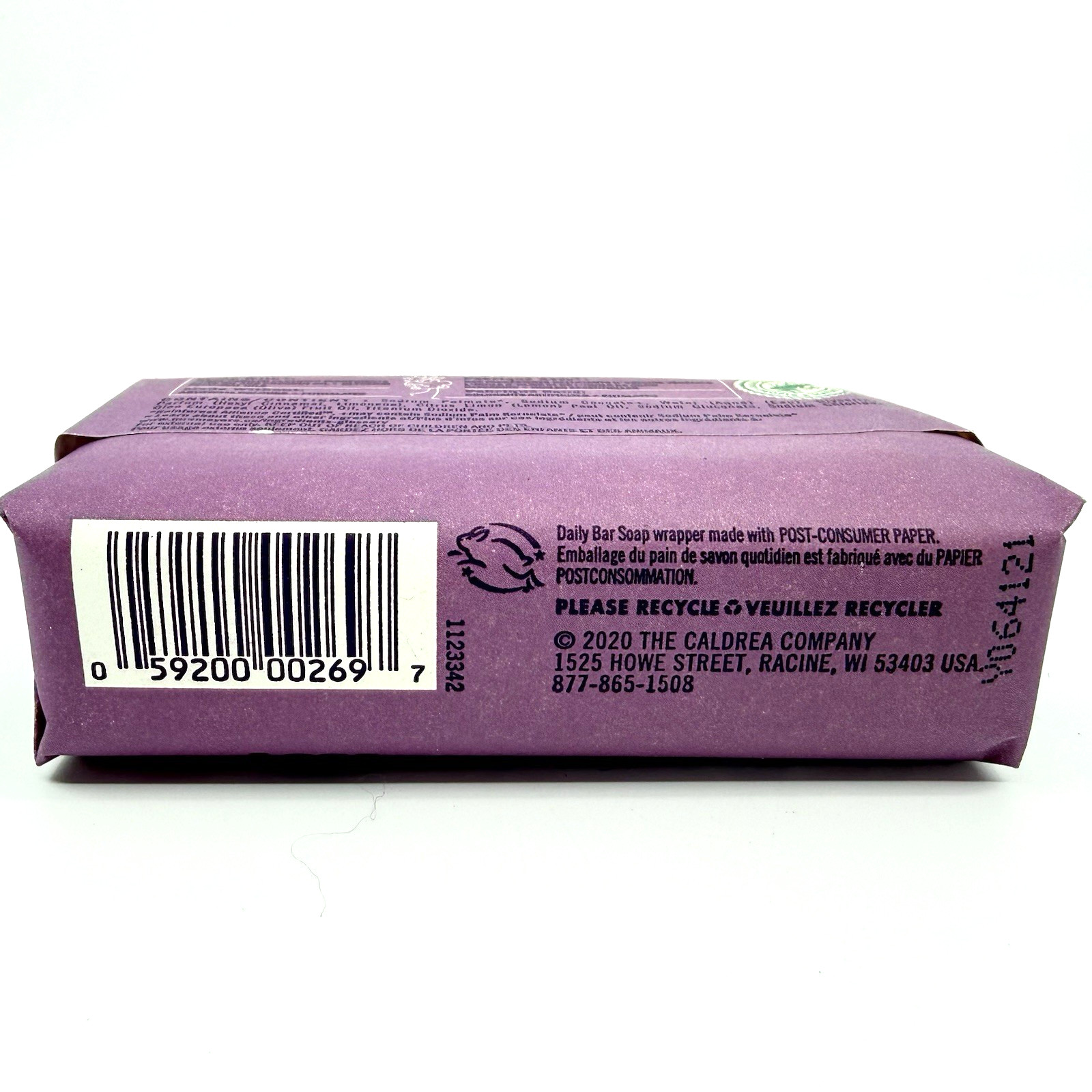 Mrs. MEYER’S CLEAN DAY Daily Bar Soap Plum Berry Scent 5.3 oz DISCONTINUED
