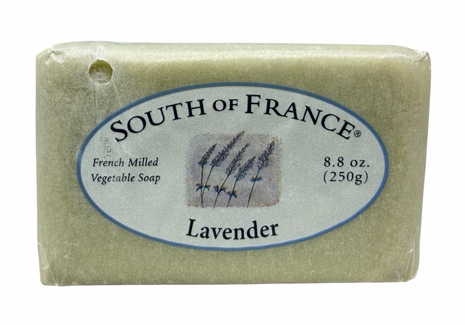 Vintage South of France LAVENDER Bath Sized Soap Bar French Milled 8.8oz Sealed