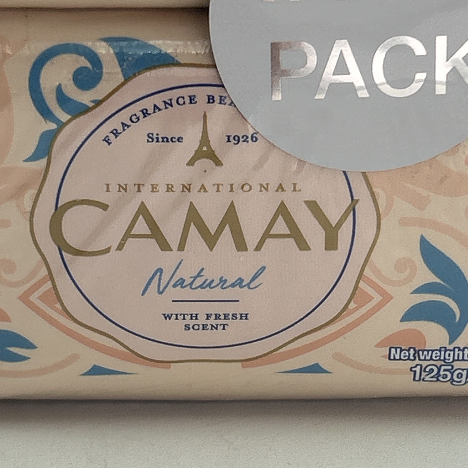 Camay International Natural Fresh Scent Soap, 6 Bars 4.40oz New