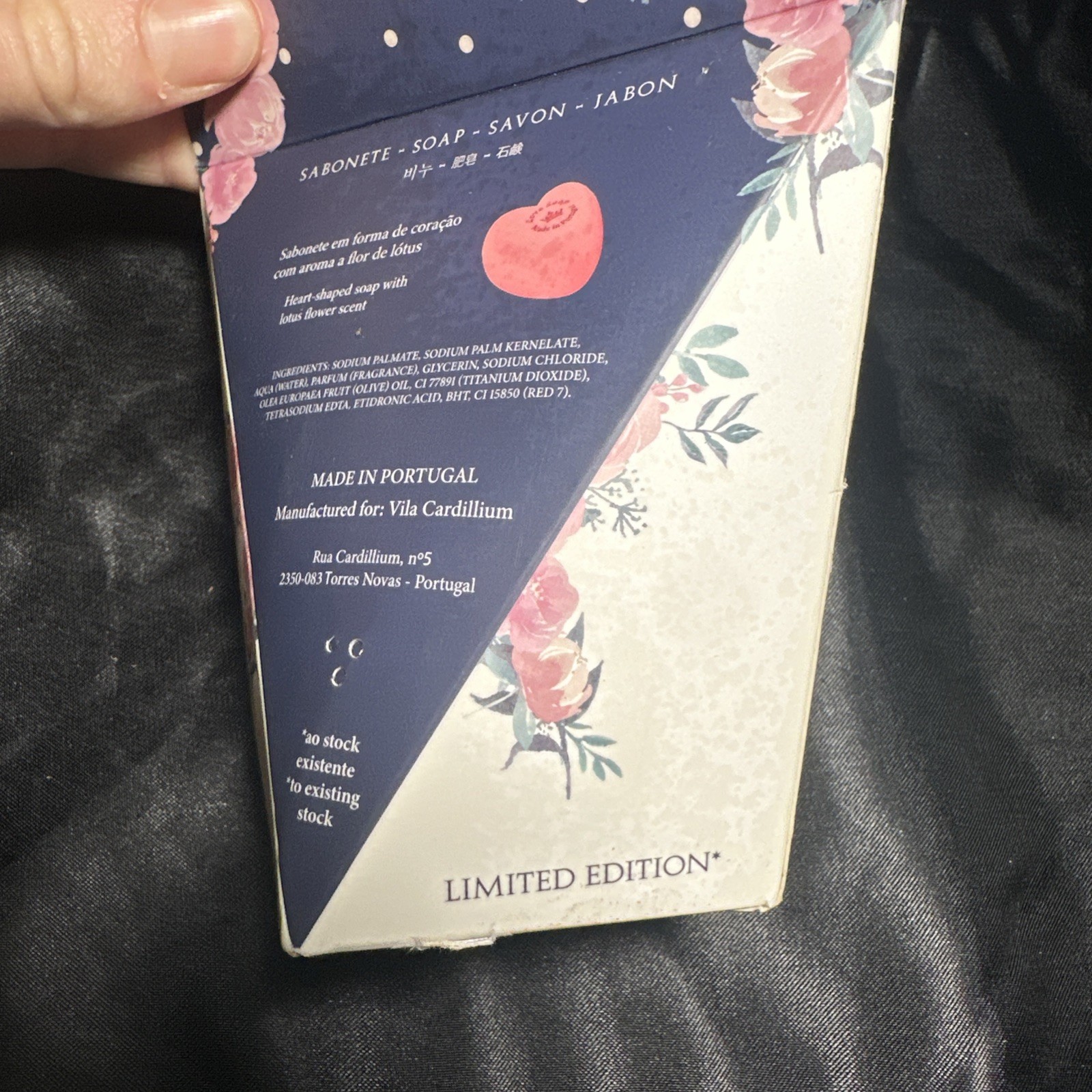 Vila Cardillium Love Soap 5.3 oz DIVINE SCENT Portugal Made Ltd Edition AA