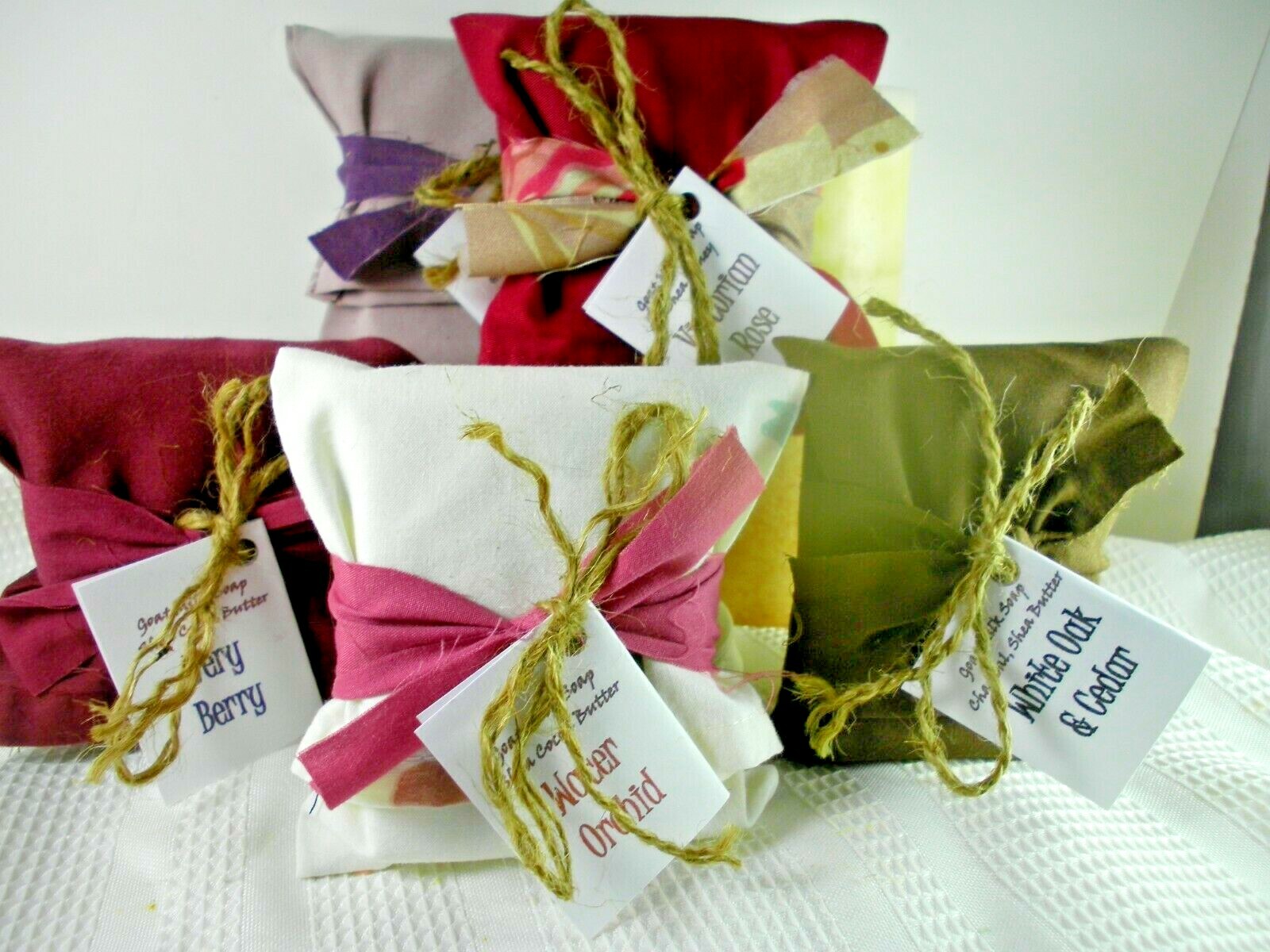 Pink Jasmine Goat Milk Soap Shea, Cocoa Butter Natural Organic Homemade