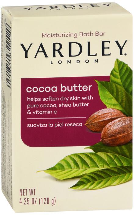 YARDLEY SOAP BAR COCOA BUTTER 4.25OZ x 6