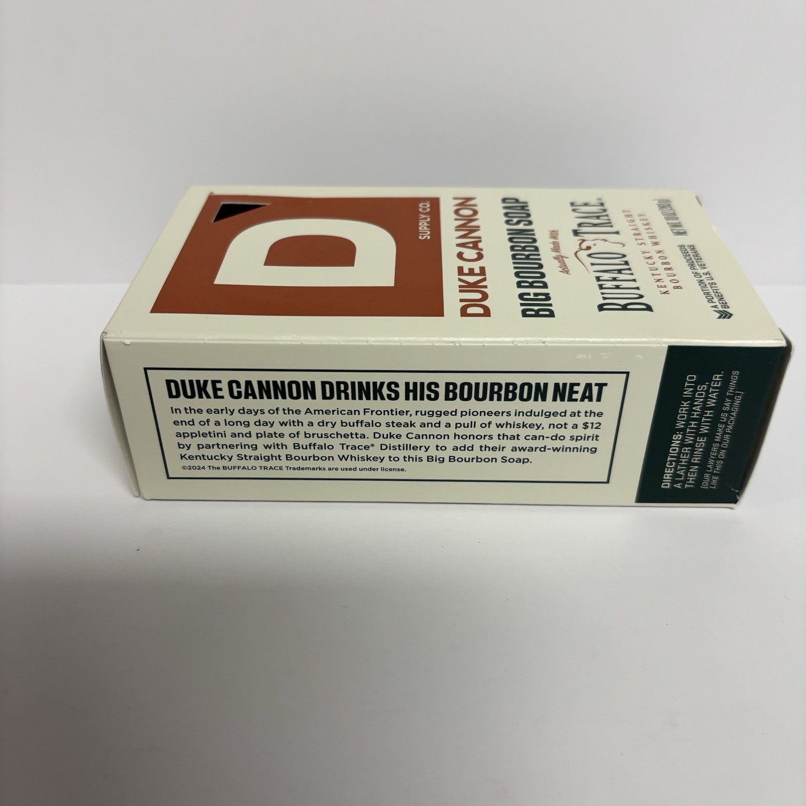 Duke Cannon Big Bourbon Soap Buffalo Trace 10 oz Bar Soap New Sealed