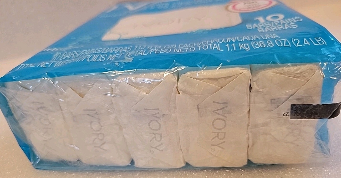 Original Ivory Bar 10 Soap 99.44% Pure Clean & Simple Special Edition
