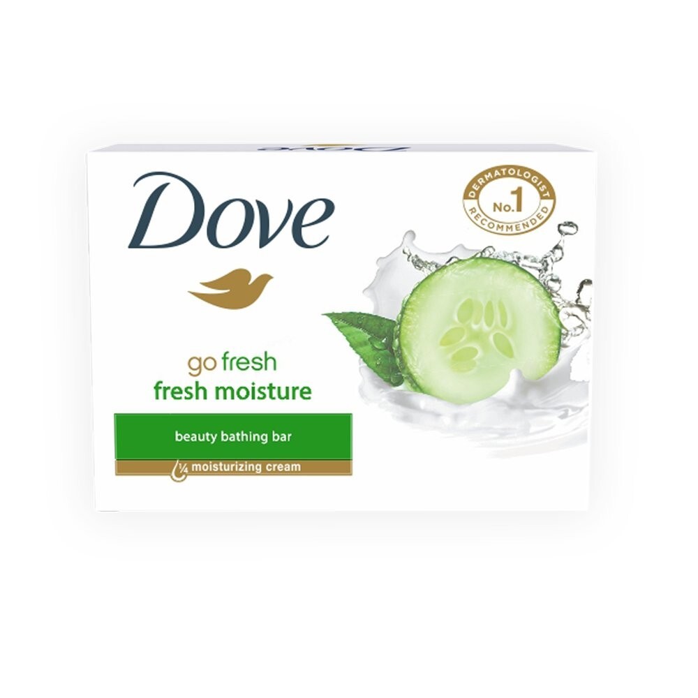 Dove Go Fresh Moisture Bathing Bar, With Moisturising Cream 75g