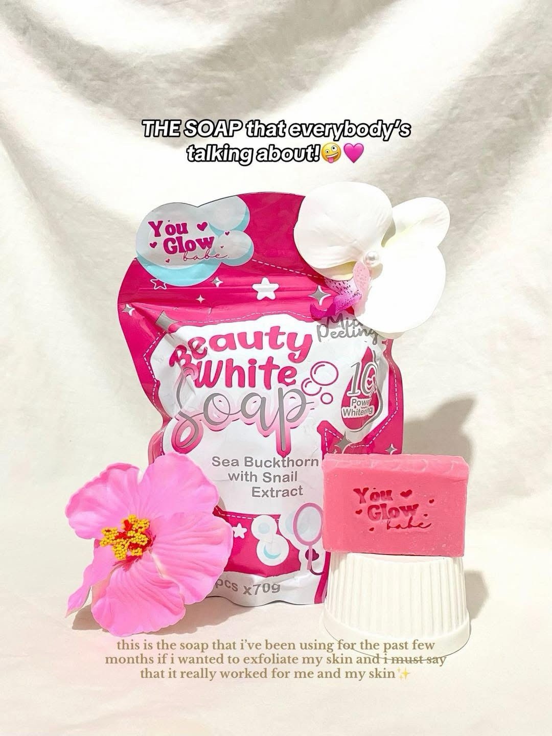Beauty White Soap by You Glow Babe, 5 Bars x 70g