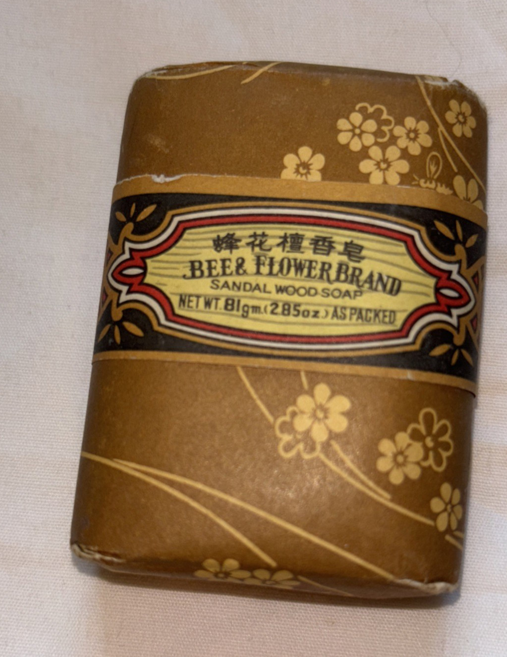 Bee & Flower 1-Sandal Wood Soap 2.85 oz Bar