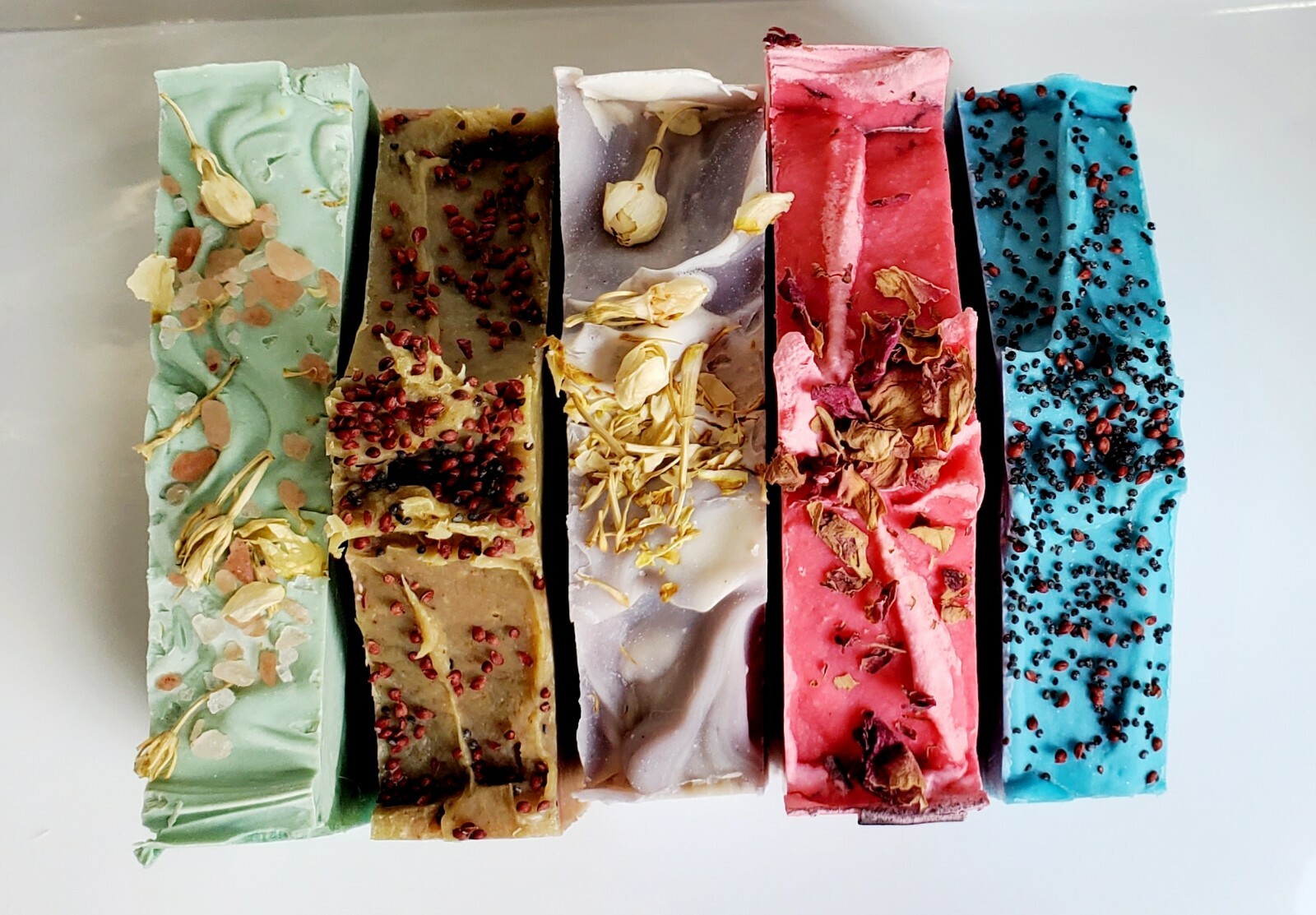 Handmade Cold Process Soap | Natural Bar Soaps -Goat Milk, Lavender, Aloe, Rose
