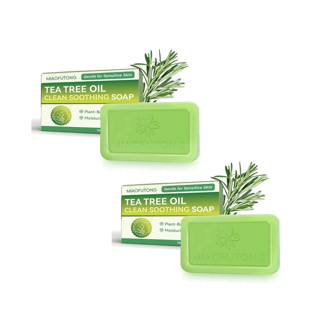 Veloma Soap Tea Tree Soap Bar Soap with Tea Tree Oil Natural Soap Body Skin Care