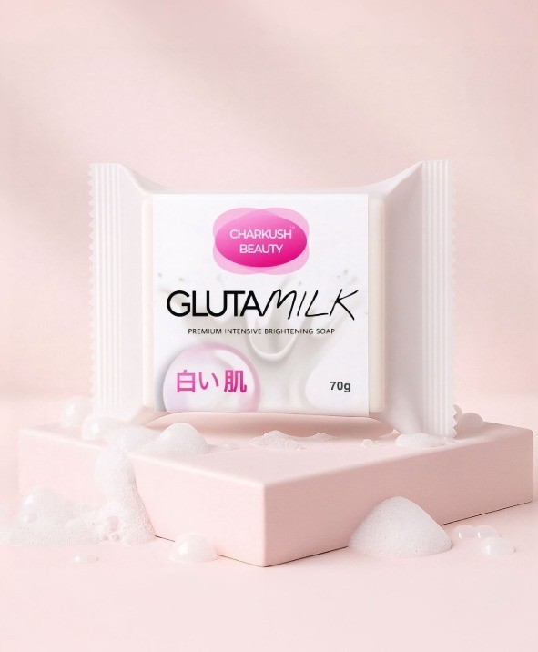 3 pcs GLUTAMILK SOAP by charkush beauty (US Seller)
