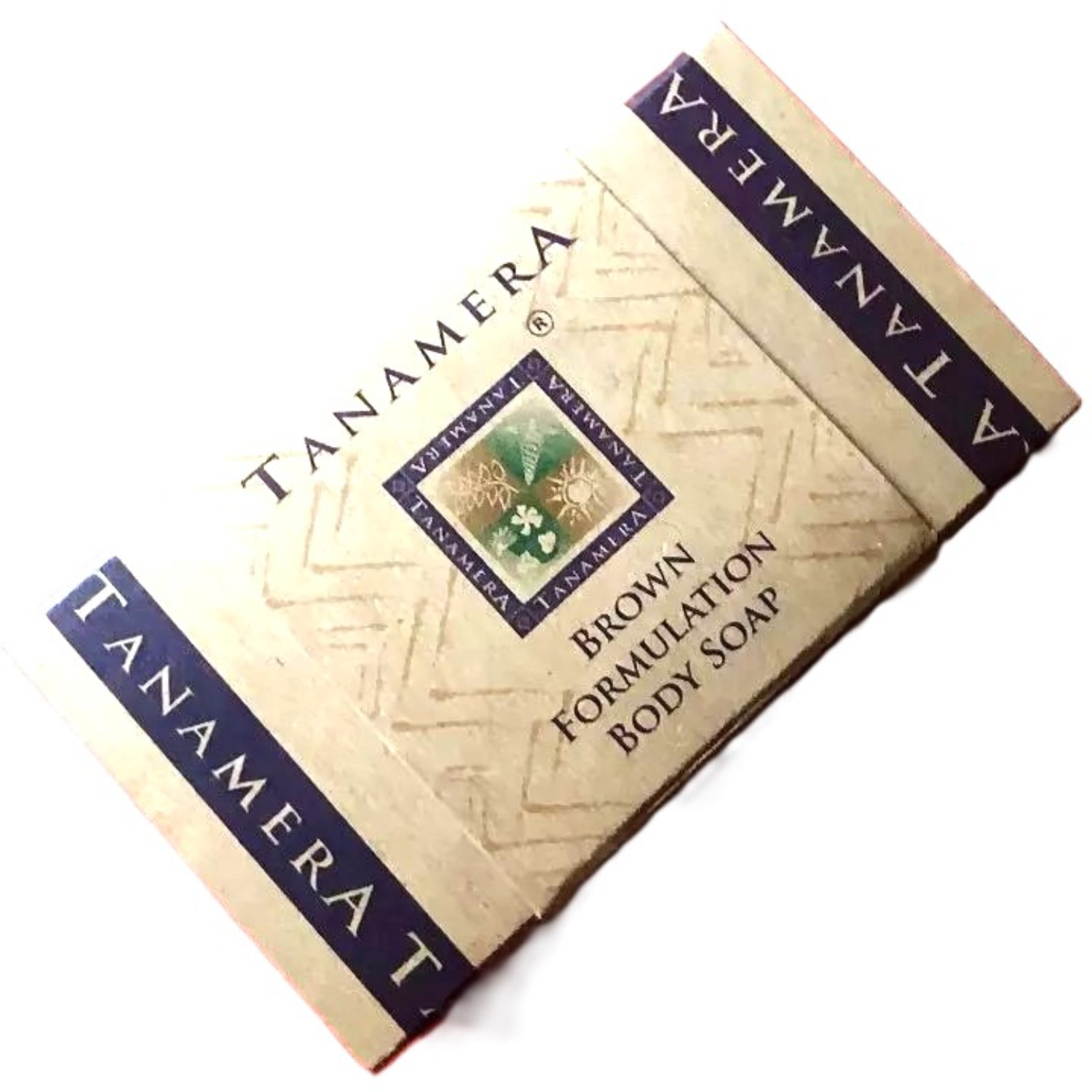 Tanamera Brown Body Soap 2x100g Herbal Exfoliating Bath Bar Malaysia