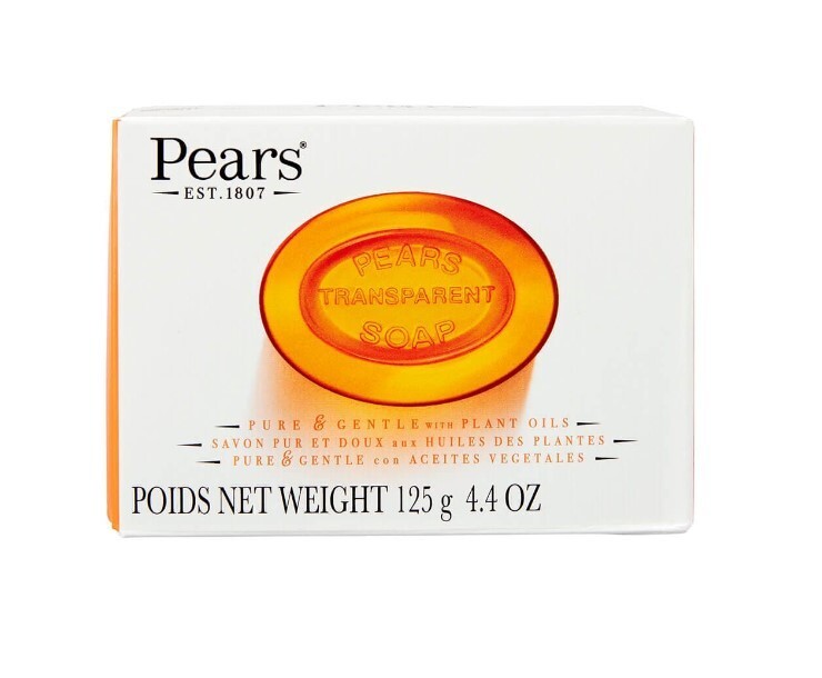 2 Pack Pears Pure & Gentle Transparent Soap 4.4 oz/125 g. Bar Soap