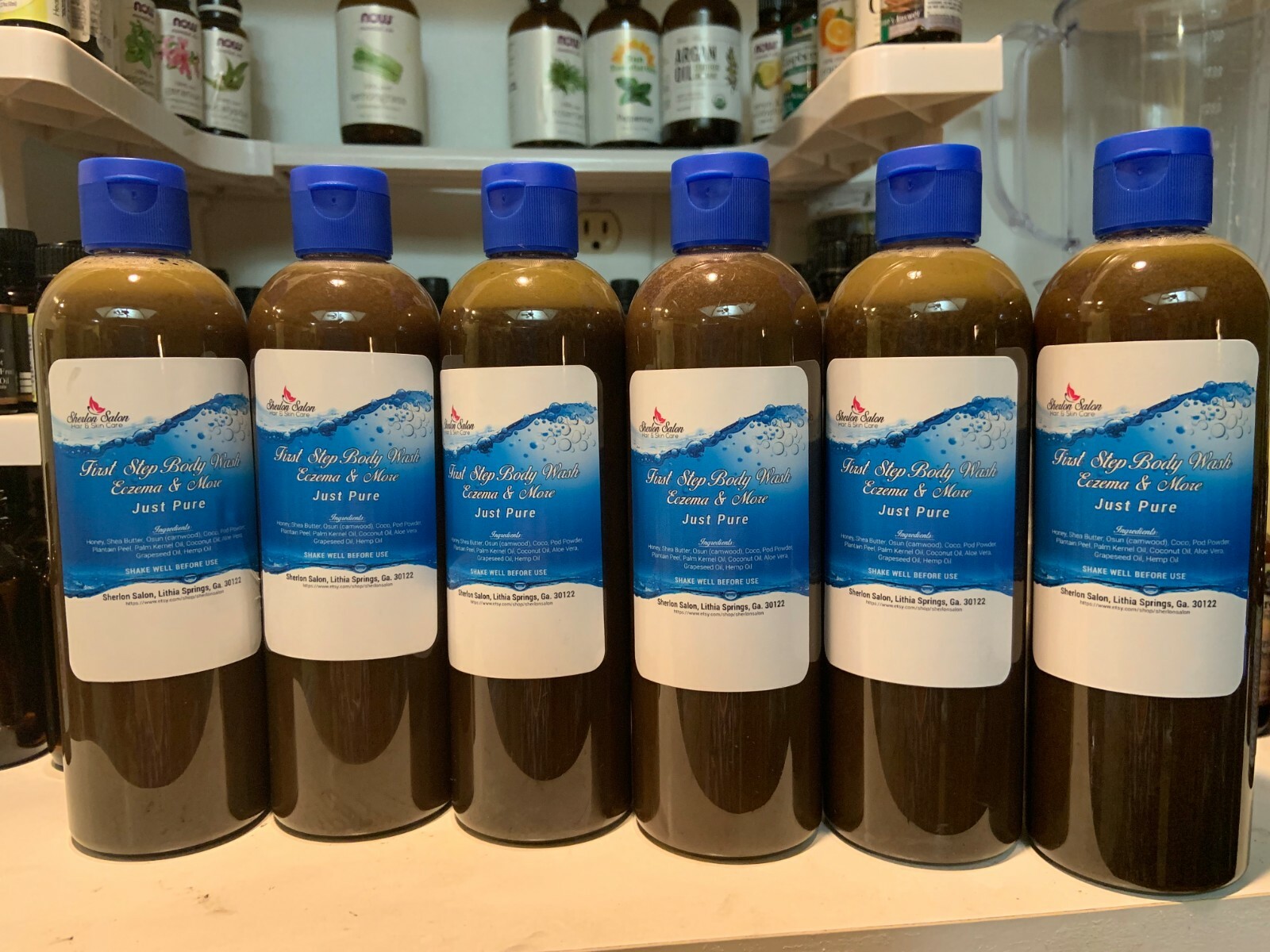 First Step Black Soap Body Wash for Eczema and Sensitive Dry & Oily Skin