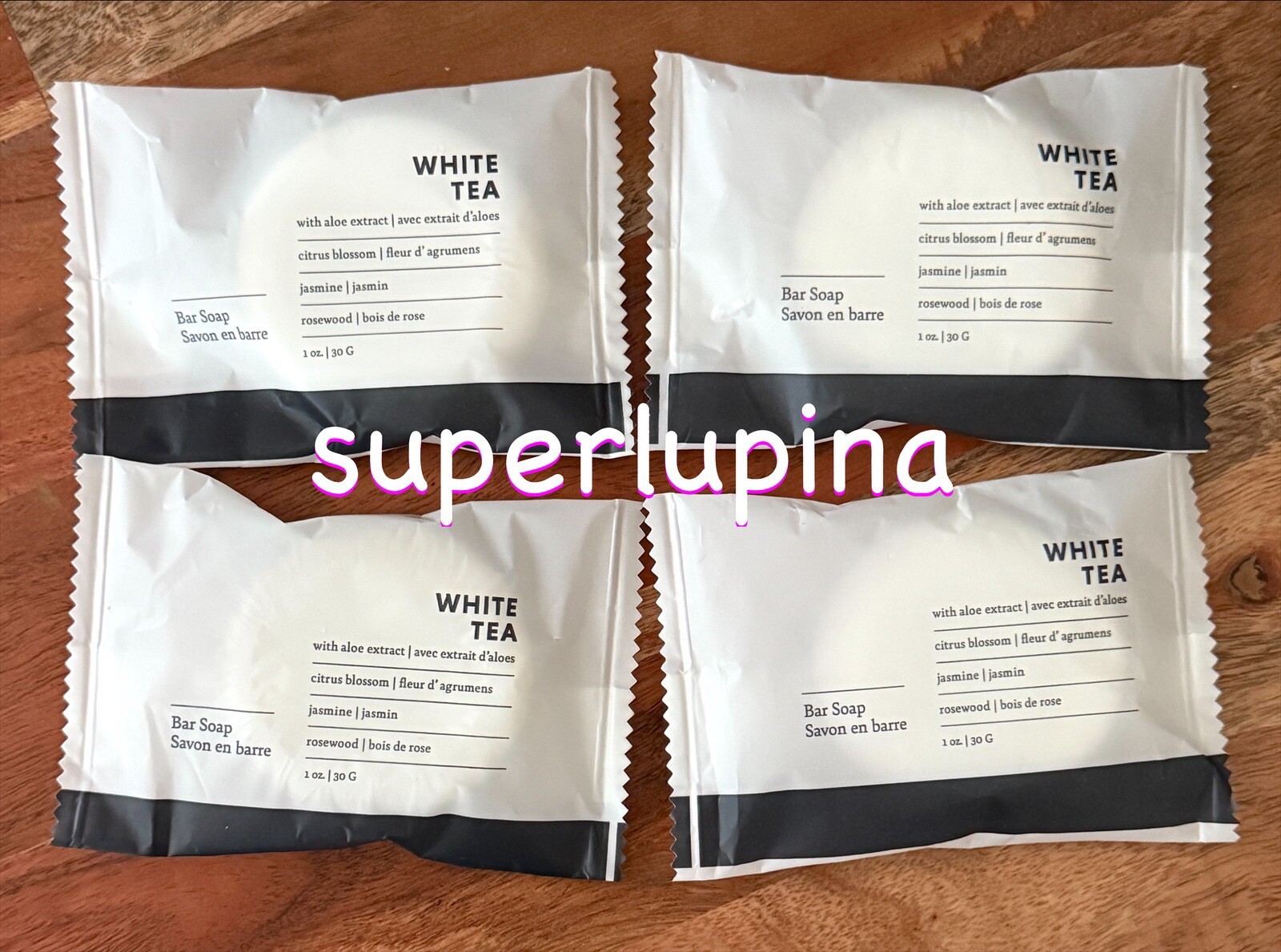 4x Westin WHITE TEA Bar Soap NEW Travel Size 1 oz