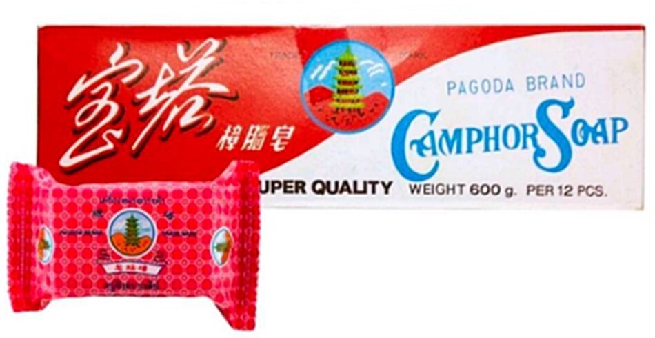 6x50g Pagoda Brand Ginger Soap Bars Herb Natural Skin Thai Deodorant Acne