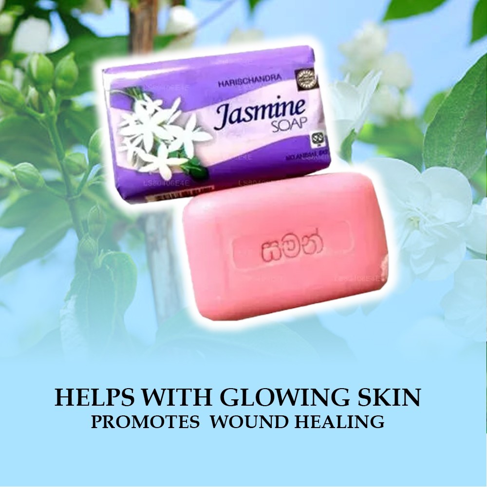 HERBAL BEAUTY JASMINE BATHING SOAP NATURAL ORGANIC AYURVEDIC SKIN CARE BAR 70g