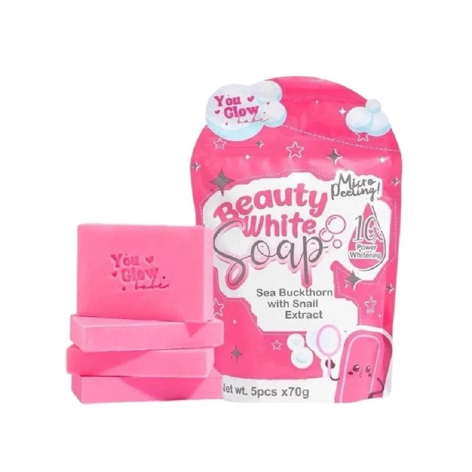 Beauty White Soap by You Glow Babe 5 Bars x 70g