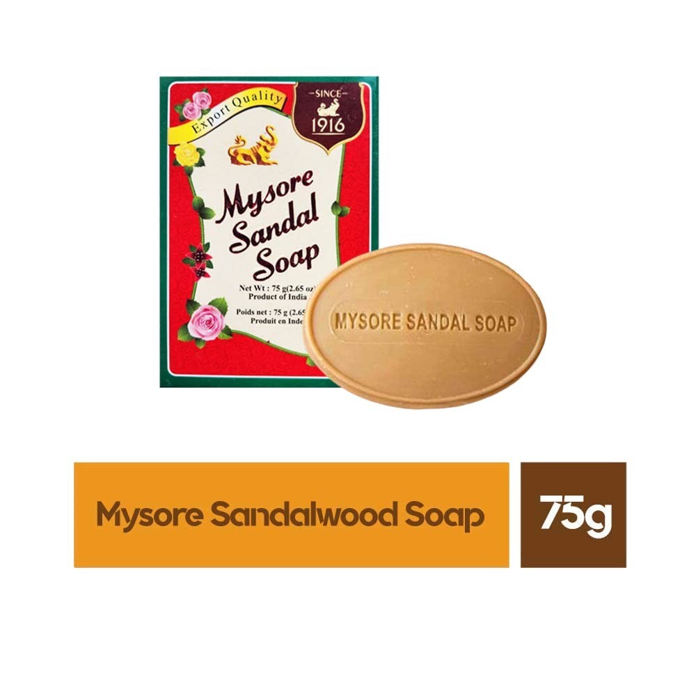 Natural Sandalwood Soap Pack of 10 – 75g Bars, Moisturizing & Aromatic Cleanser