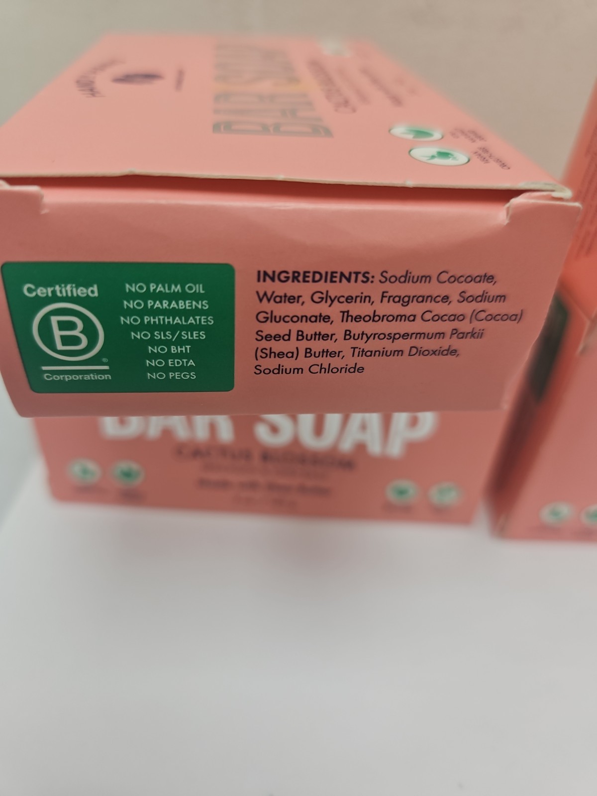 Hand in Hand Bar Soap Bergamot & Crisp Basil, Cactus Blossom Scent,5 oz (A36)