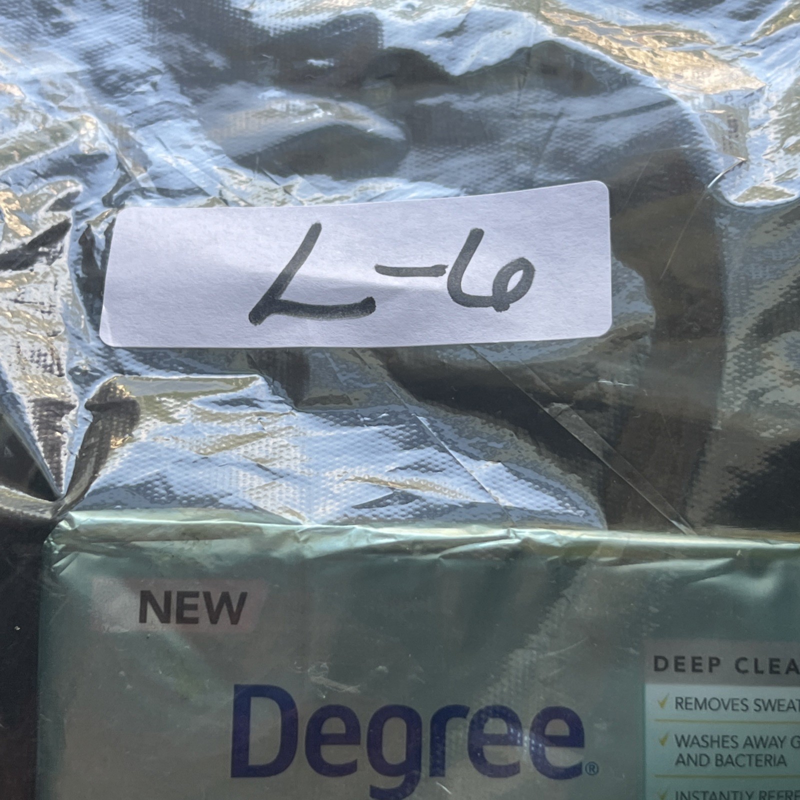 4 Bars Degree Maximum Recovery Epsom Salt + Citrus Extract Bar Soap 3.75 Oz. HTF