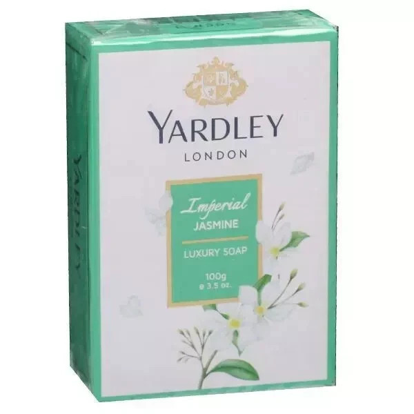 PACK OF 3 Yardley London Imperial Jasmine Luxury Soap – 100g / 3.5 oz