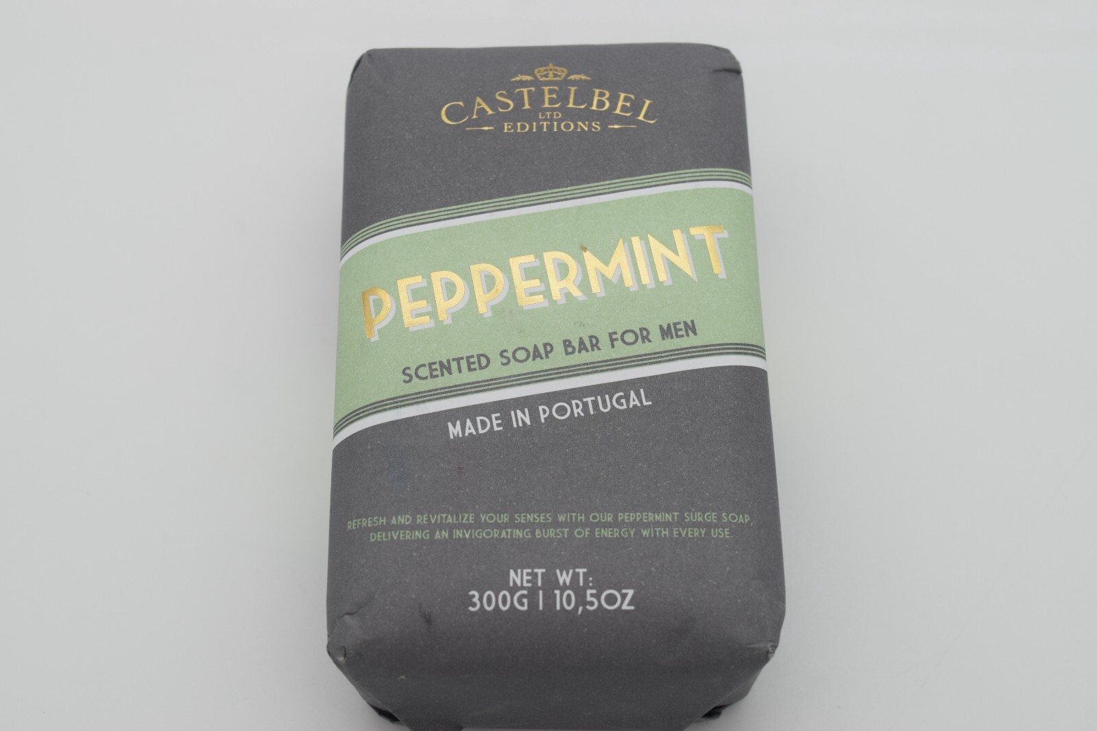 Lot Of 2 Bar Soap- Castelbel LTD Ed Peppermint 10.5 Oz & Zeni Eucalyptus 9.1 Oz