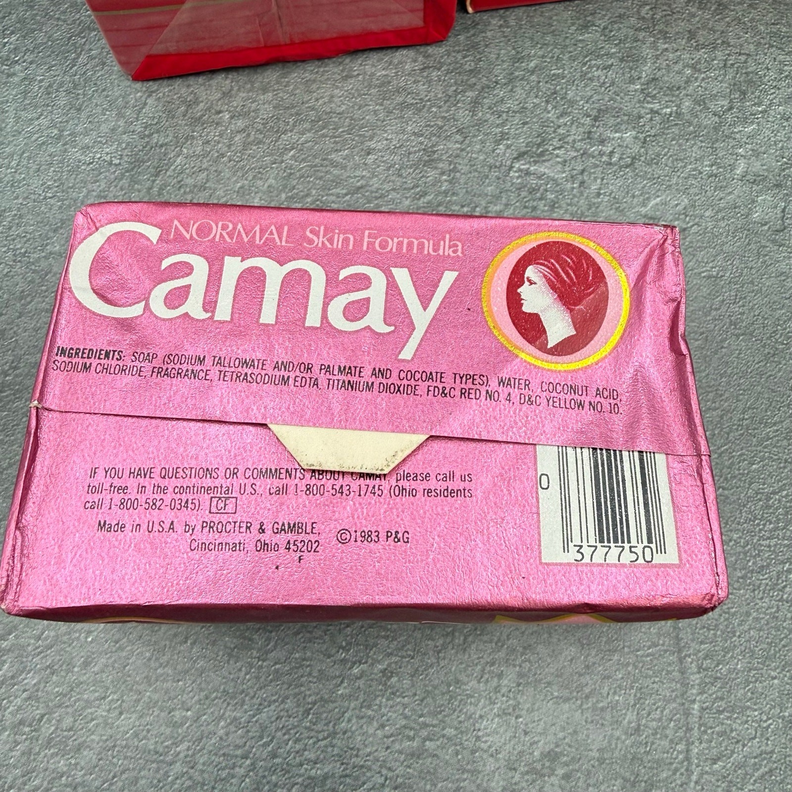 9 Vintage Camay Flair Classic Natural Soap 4.5 Oz Peach Pink Normal Bar