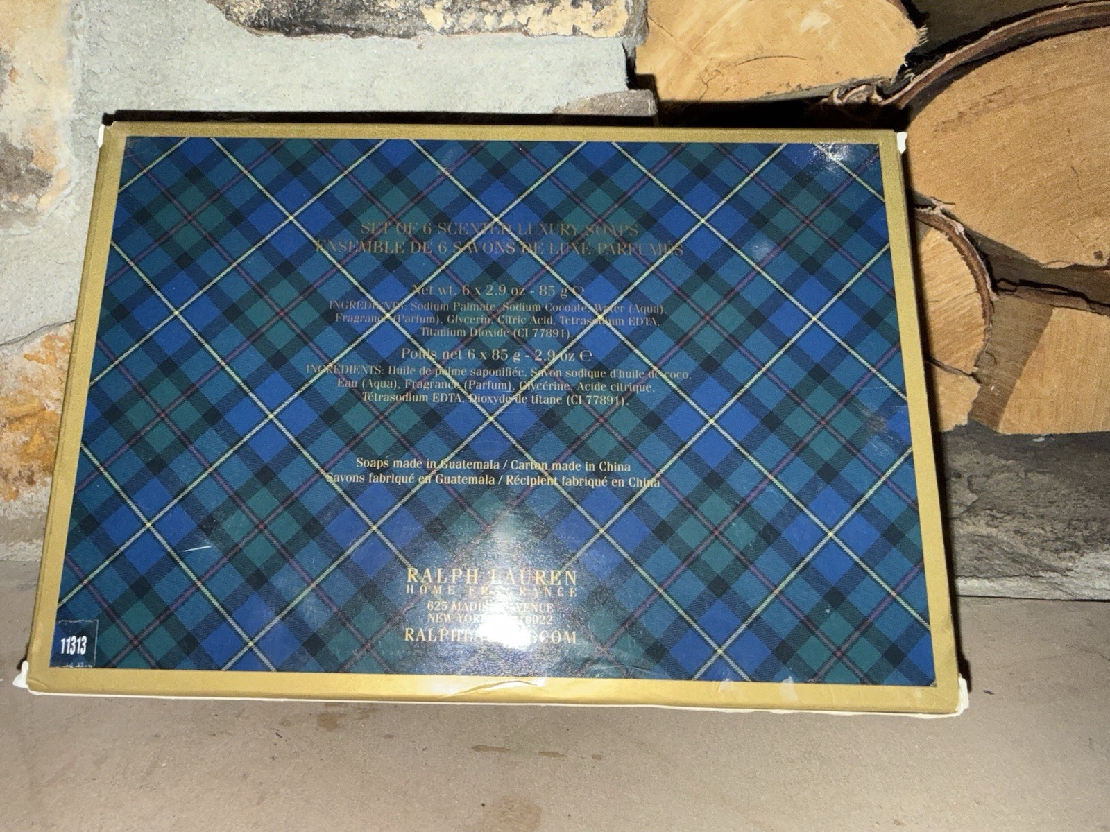 Lauren Ralph Lauren Sealed Scented Luxury Soaps In Holiday Pine 6 2.9oz Bars