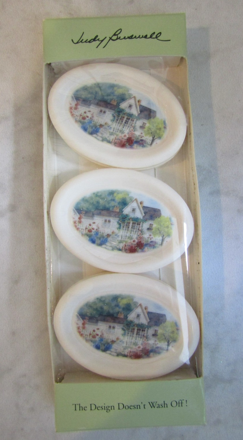 NEW Lasting Impressions Soap Art Picture Soap Judy Buswell Set of 3