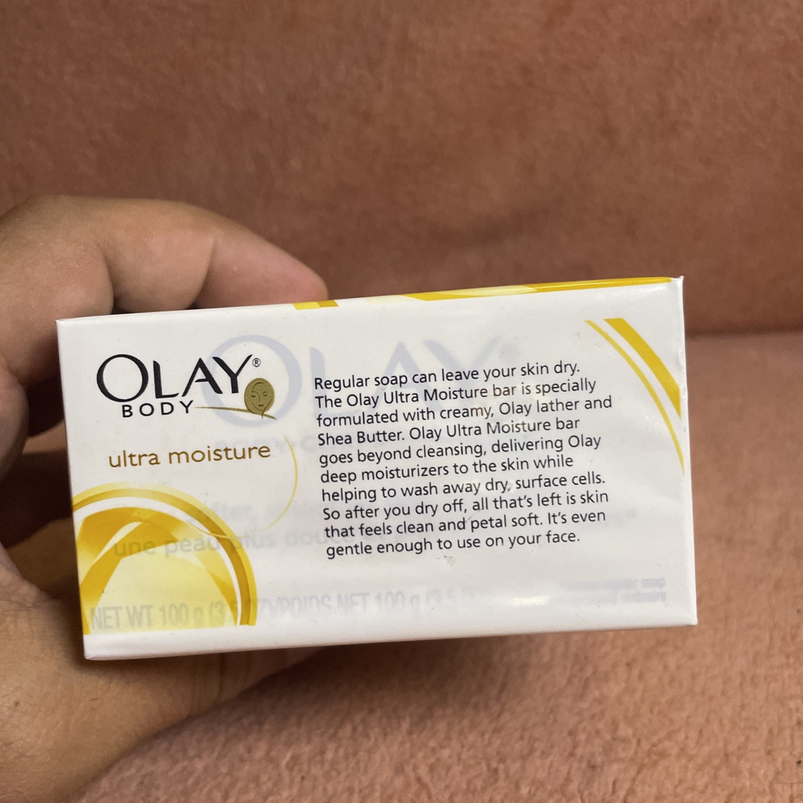 Olay Body Ultra Moisture With Shea Butter 4 Beauty Bars 3.5 Oz Each
