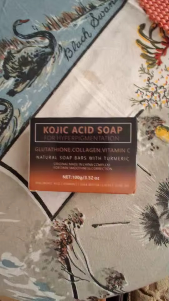 Kojic Acid Dark Spot Remover Whitening Soap Bars with Vitamin C Retinol Collagen