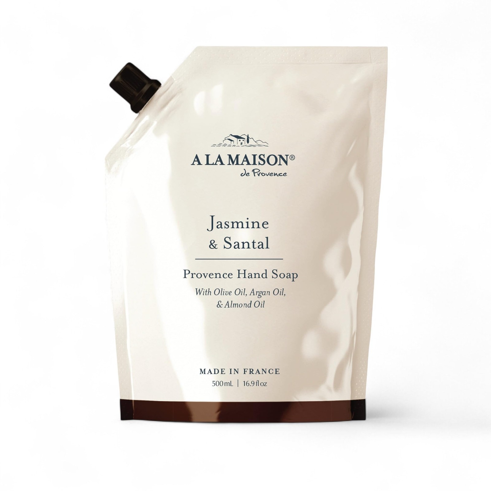 Hand Soap Refill Pouch – Jasmine & Santal– Liquid Hand Wash Refill, Eco-Frien…