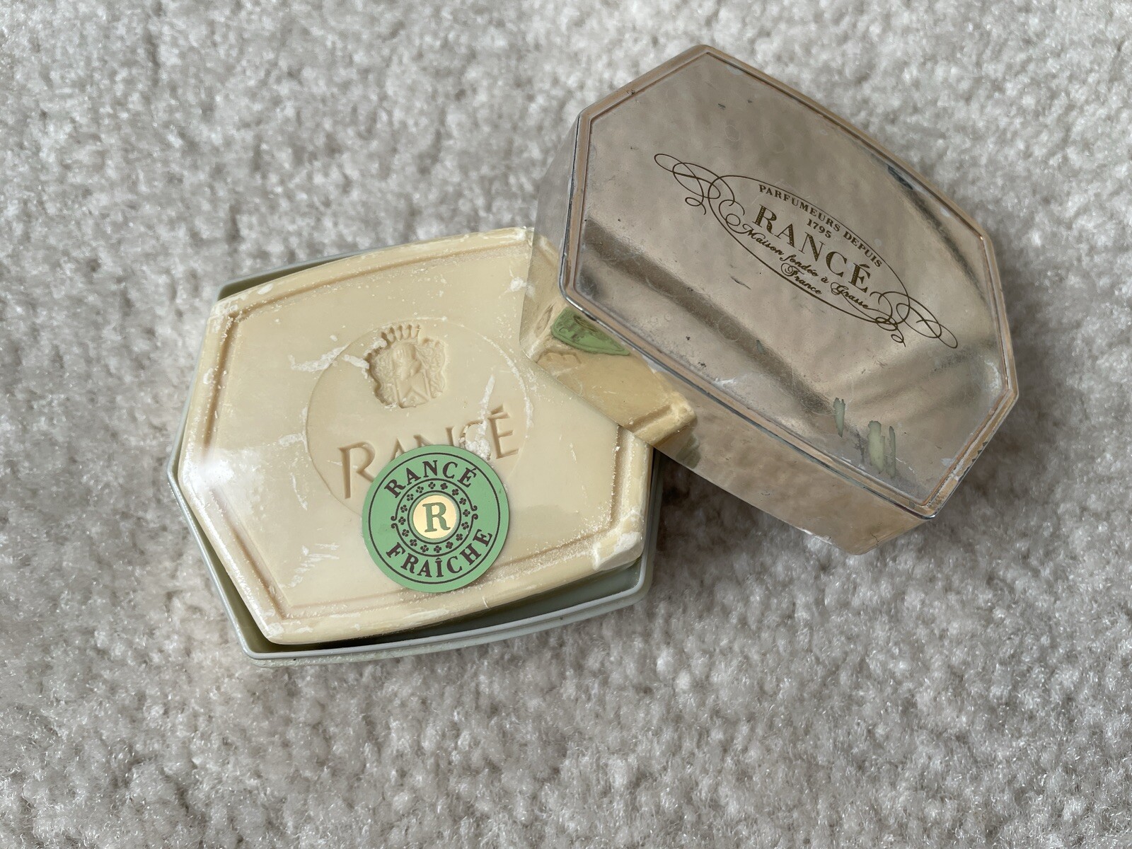 Rance Fine Bar Soap & Soapbox Made In France Parfumeurs Depuis *see Description*