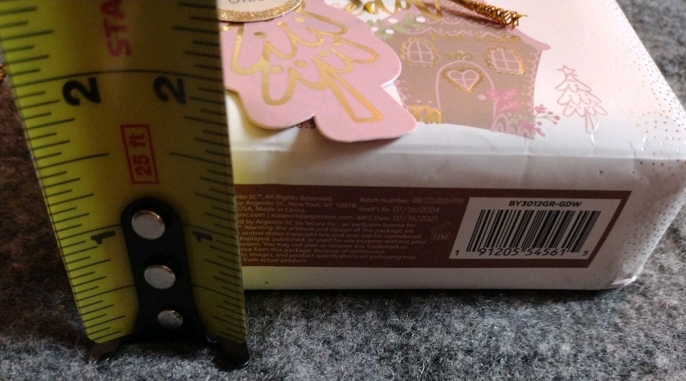 Dabney Lee Luxury Bath Bar Soap Gingerbread Scent Holiday Shelf Life 07-16-2024