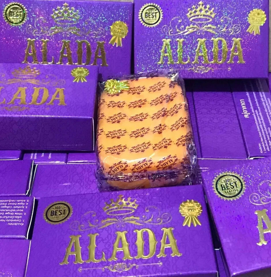6X Alada Whitening Soap Naturally Brightening Natural Extract Face & Body 160g