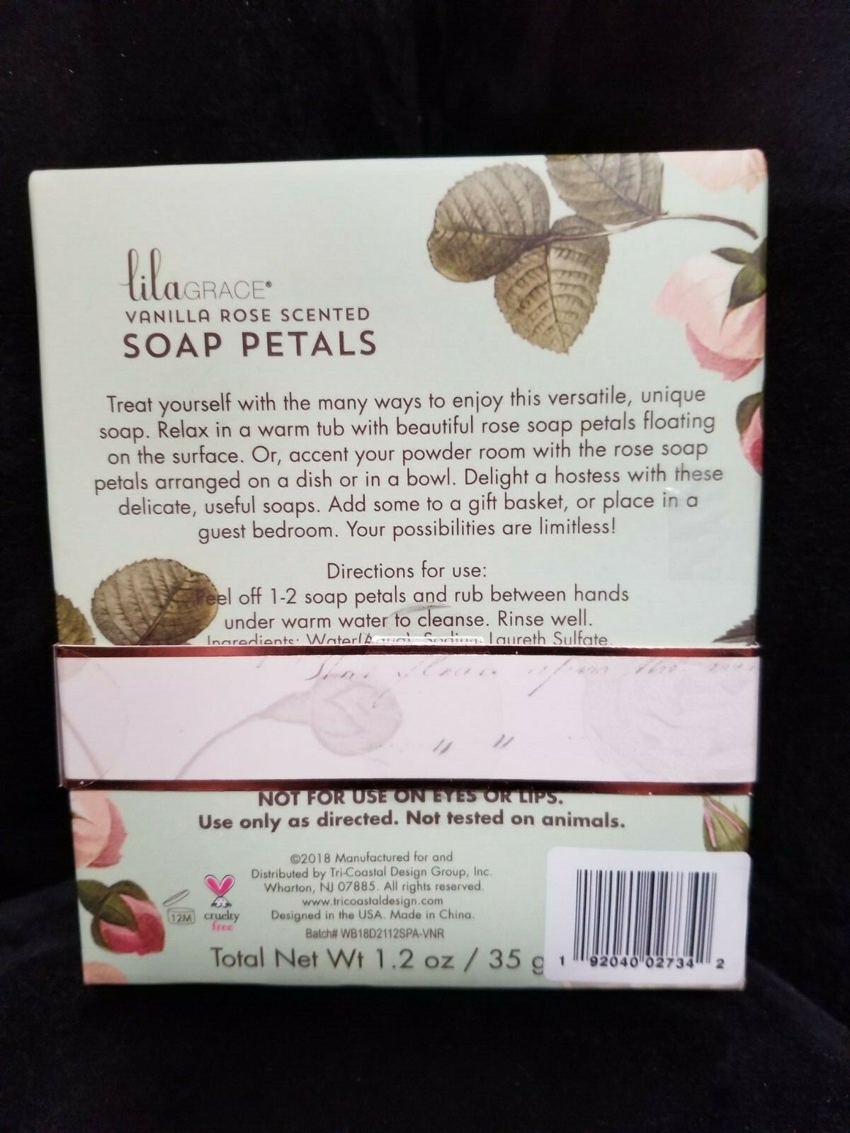 LILA GRACE VANILLA ROSE SCENTED SOAP PETALS