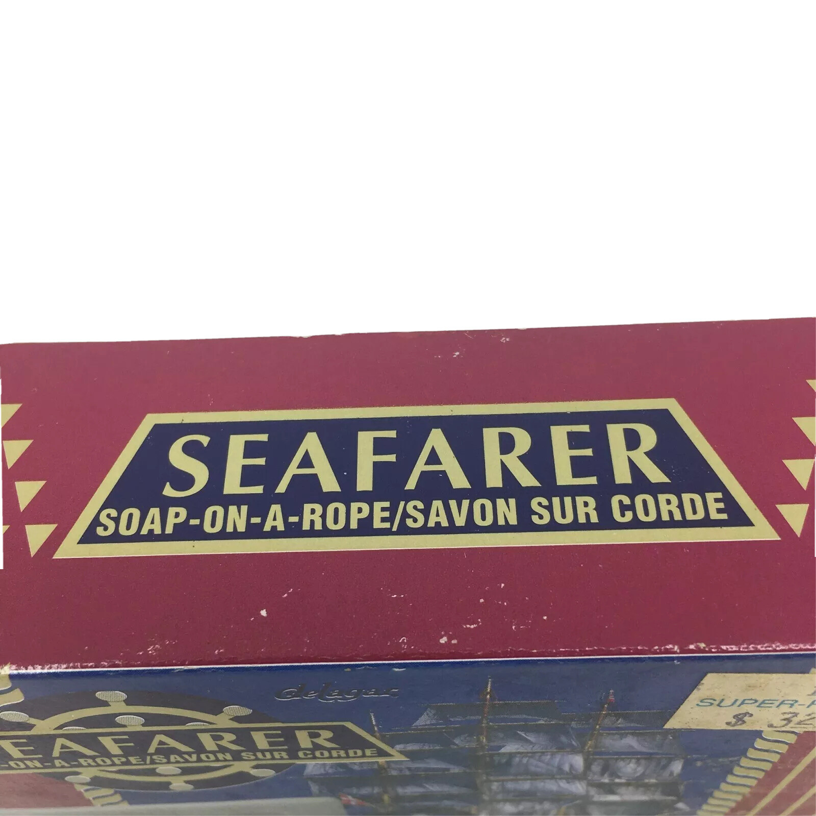 Vintage Delagar Seafarer Soap-On-A-Rope Made In Turkey Open Box Unused