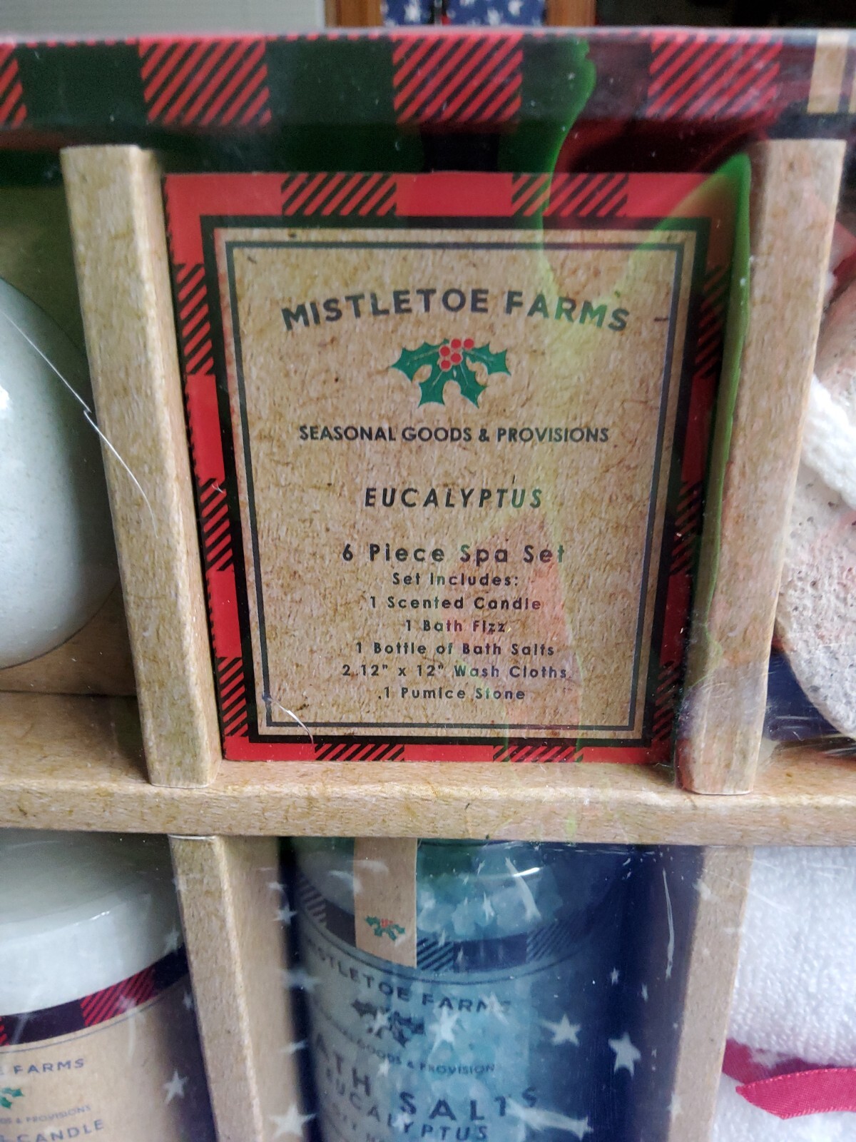 Mistletoe Farms Eucalyptus 6 Piece Holiday Spa Gift Sets for her / him NEW