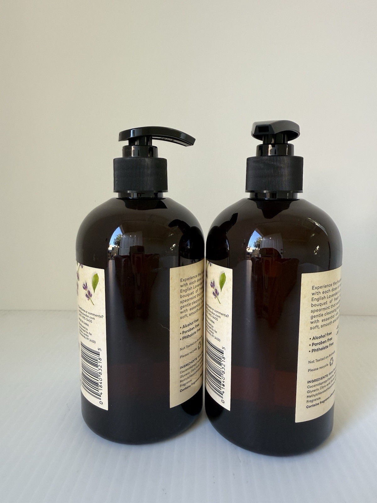 Lot of 2 Yardley English Lavender Moisturizing Liquid Hand Soap 14 Fl Oz Each