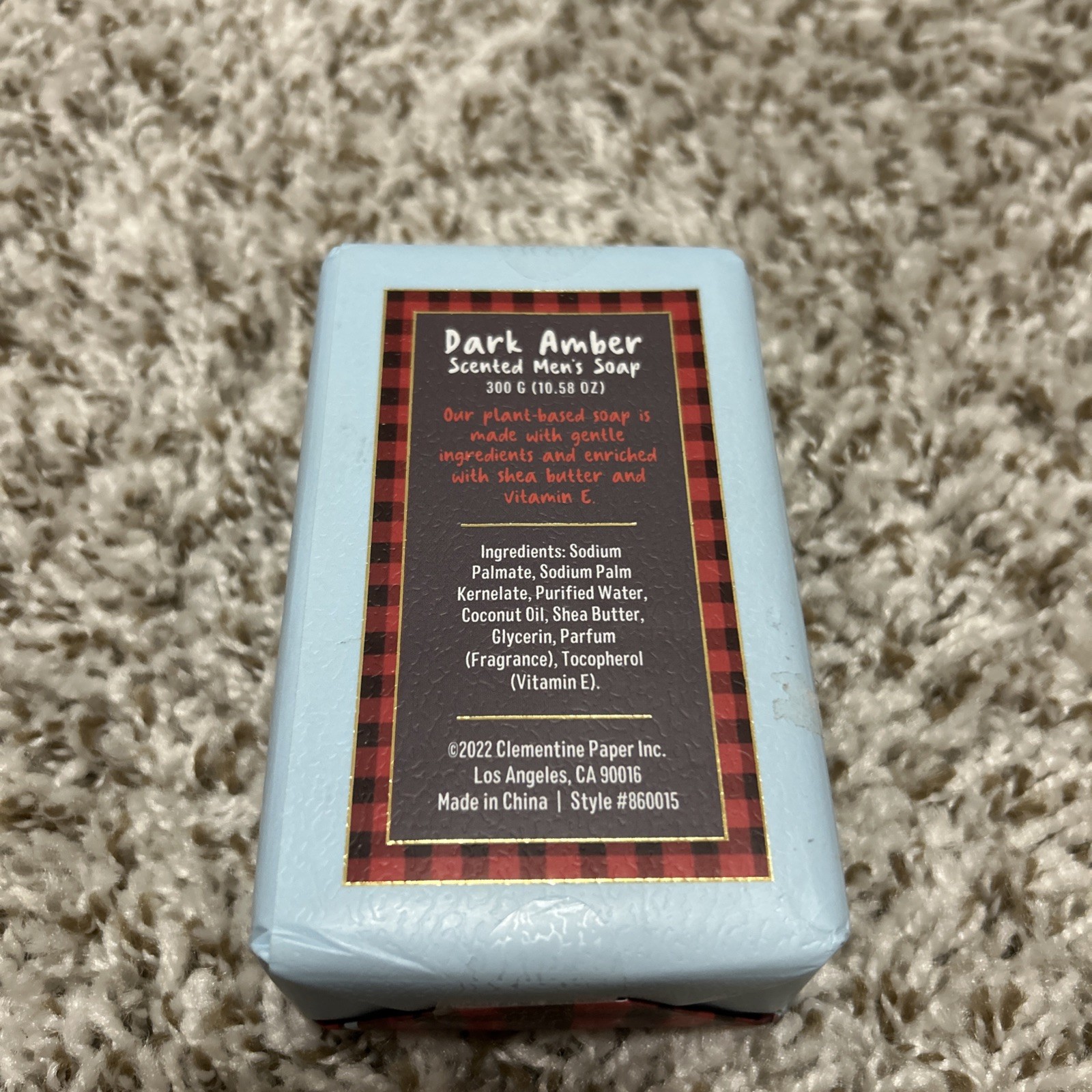 Hunter & Grey Men’s Bar Soap Dark Amber 10.58 Oz