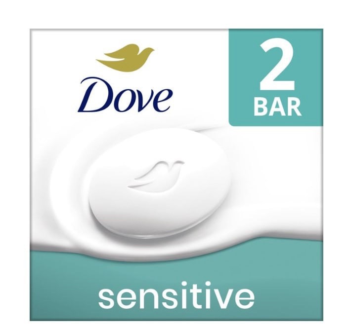 Beauty Bar Women’S Bath Soap Sensitive Skin, 3.75 Oz 2 Bars