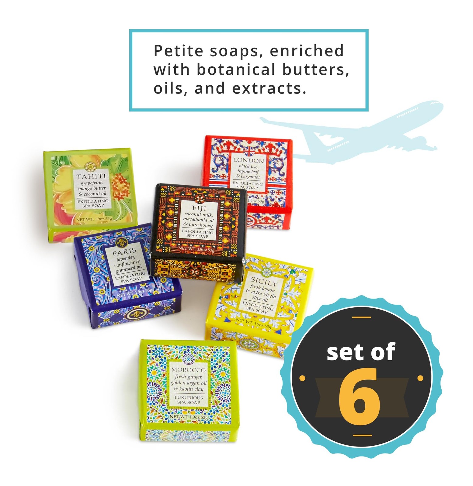 Spring Garden Bloom Flower Shea Butter Soap Gift Set – Floral Shea Butter Soa…