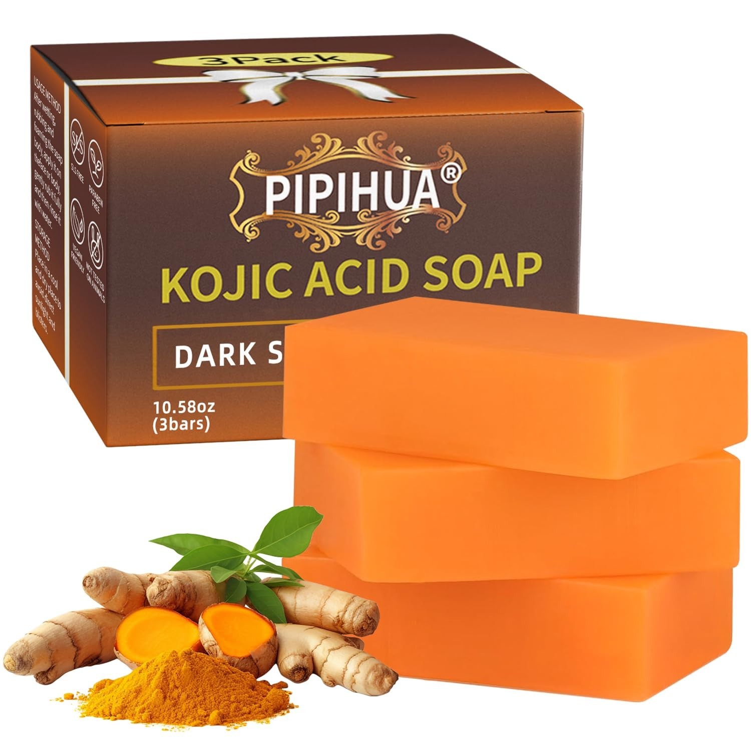 Glutathione & Kojic Acid Original Dual Soap – For Flawless Glowing Skin (5 Bars)